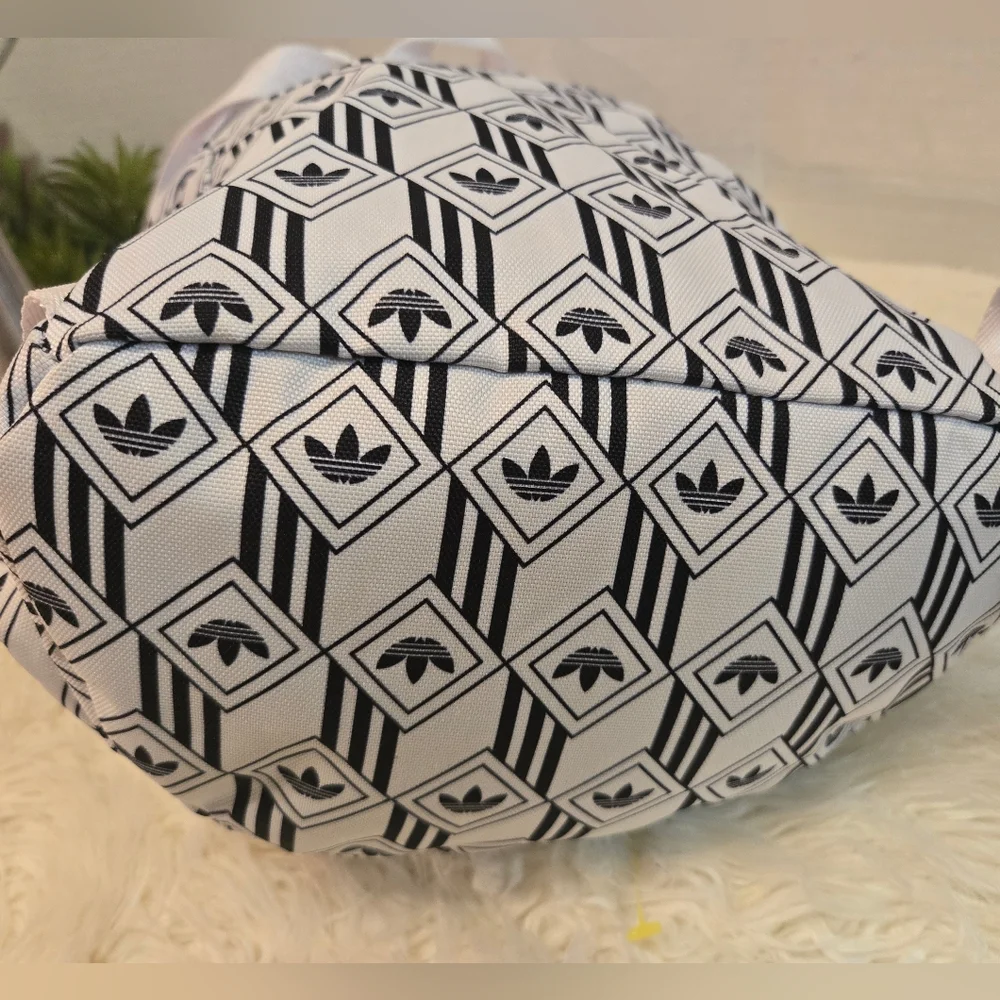 Adidas Monochrome Geometric Women's Backpack - Picture 11 of 13